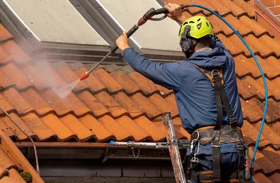 Démoussage et hydrofuge de toiture à Meys